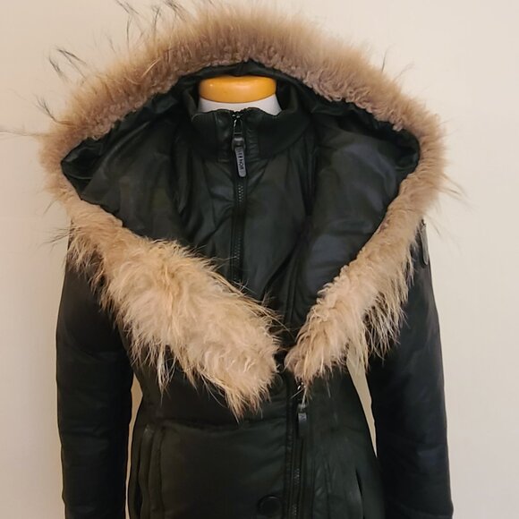 Rudsak Atelier Noir Fur Hooded Winter Coat Jacket - SEE NOTE - Picture 11 of 14
